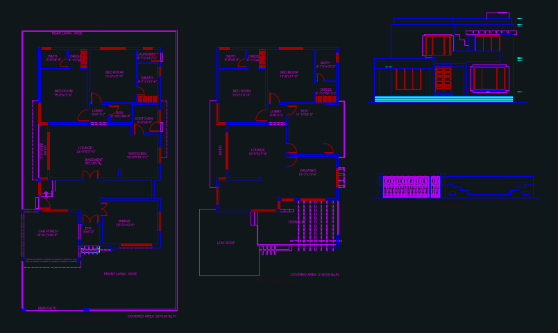 House floor plans drawing